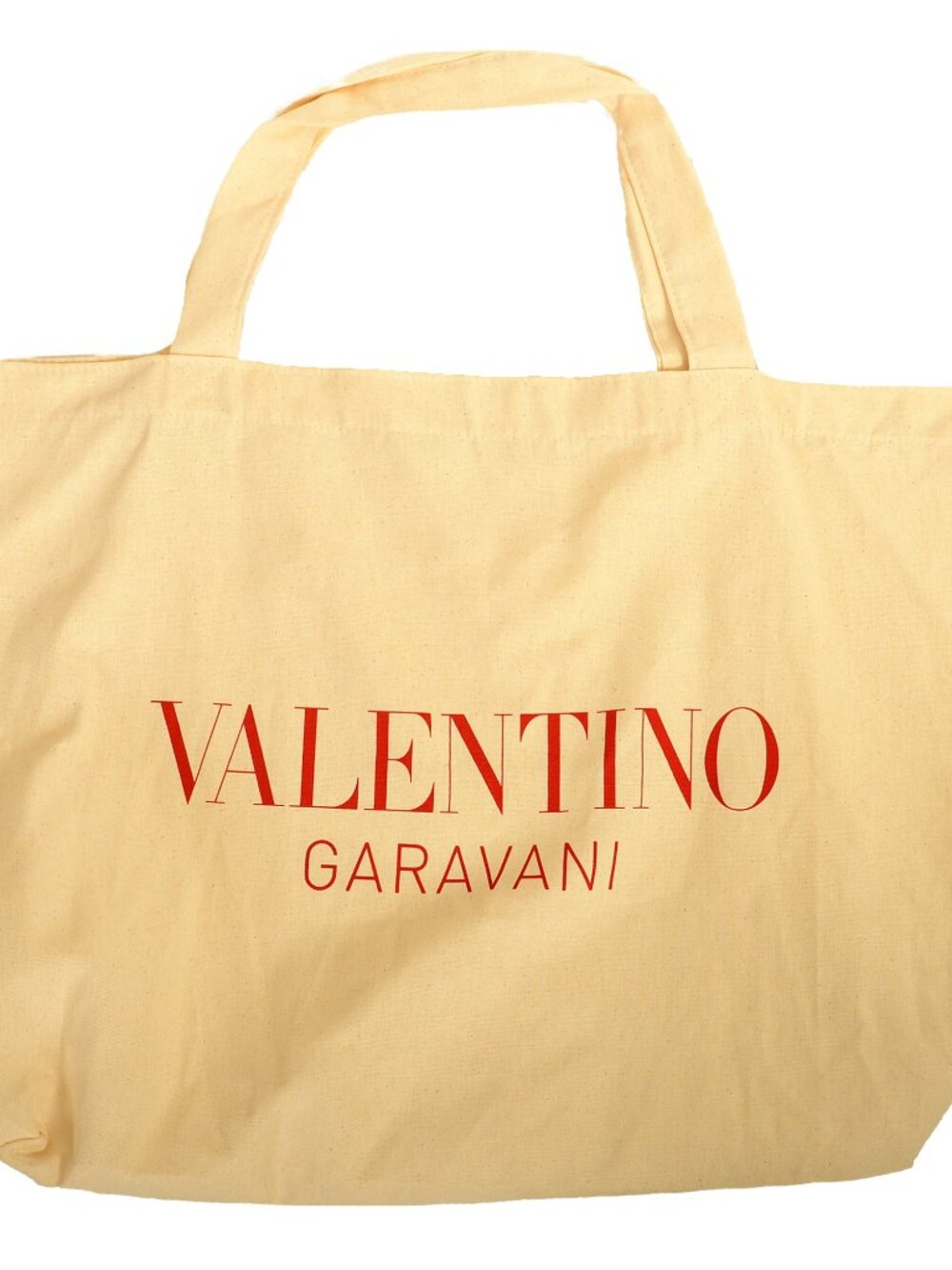 VALENTINO CARAVANI AUTHENTIC COTTON CANVAS LARGE SHOPPING TOTE BAG